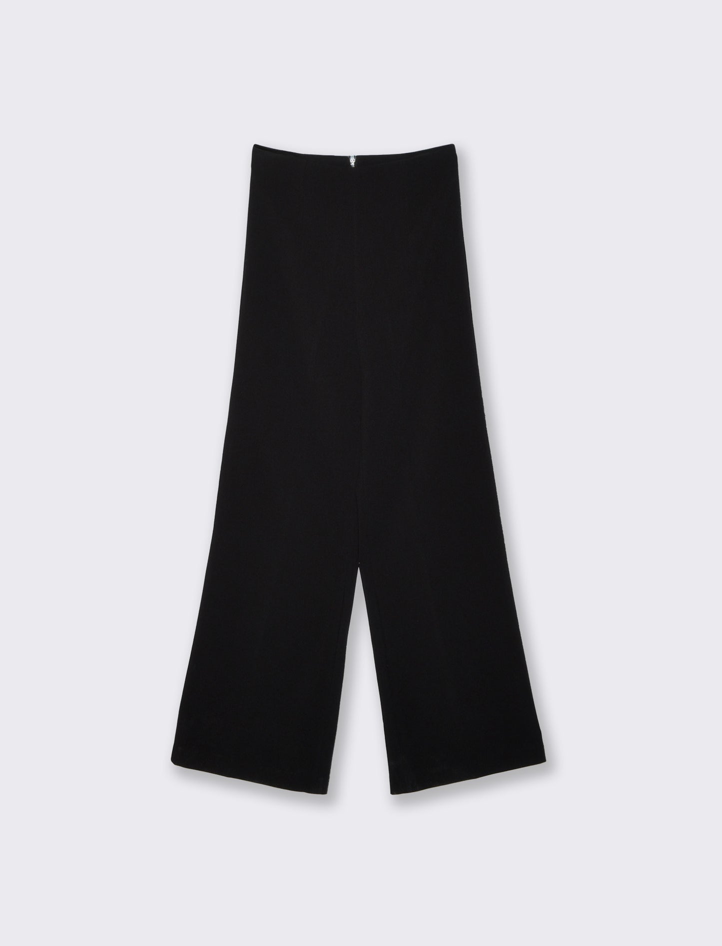 Super High Waist Wide Leg Pants - Black