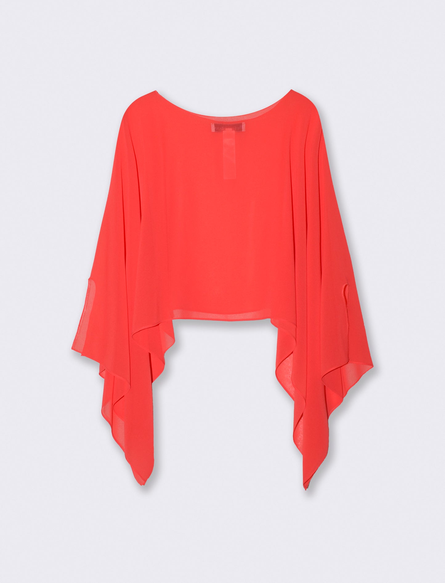 Poncho Mantella con Scollo a Barca - Aragosta