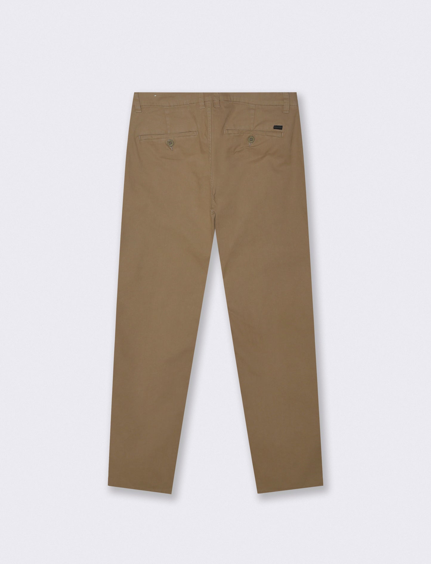 Pantaloni Chino Slim Fit in Twill Cotone - Verde kaki
