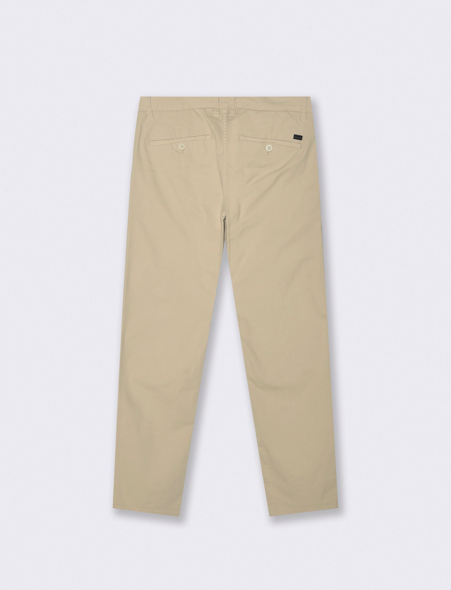 Pantaloni Chino Slim Fit in Twill Cotone - Sabbia