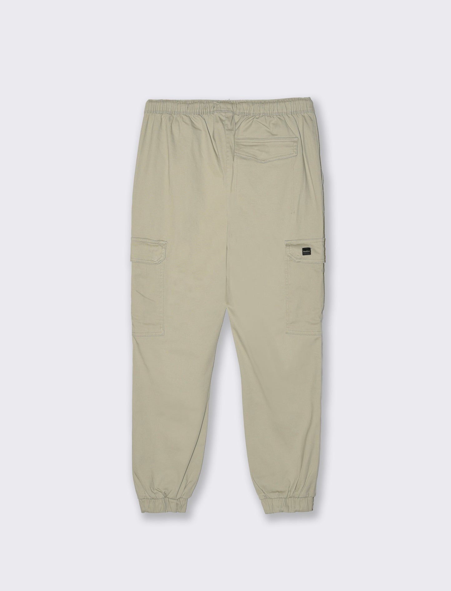 Pantaloni Cargo Slim Fit con Polsino - Grigio stone