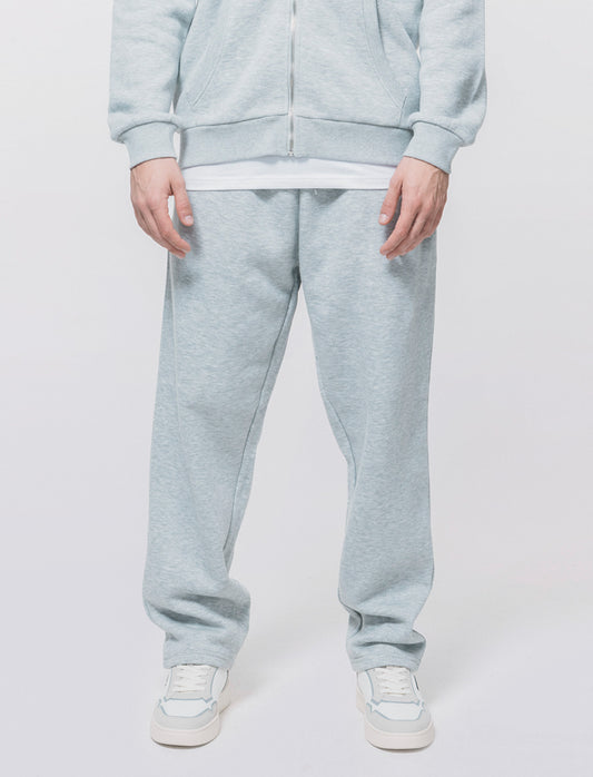 Straight Leg Jogger Sweatpants - Grey