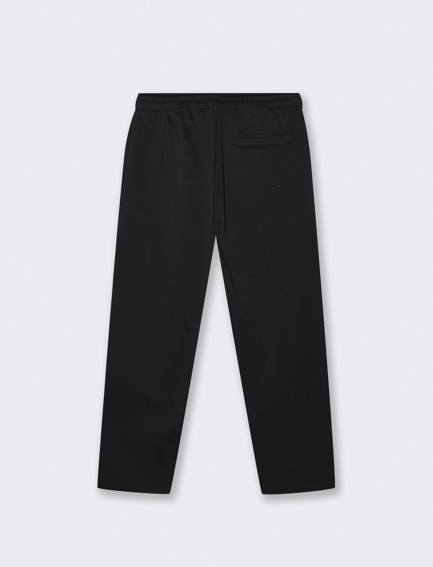 Straight Leg Jogger Sweatpants - Black