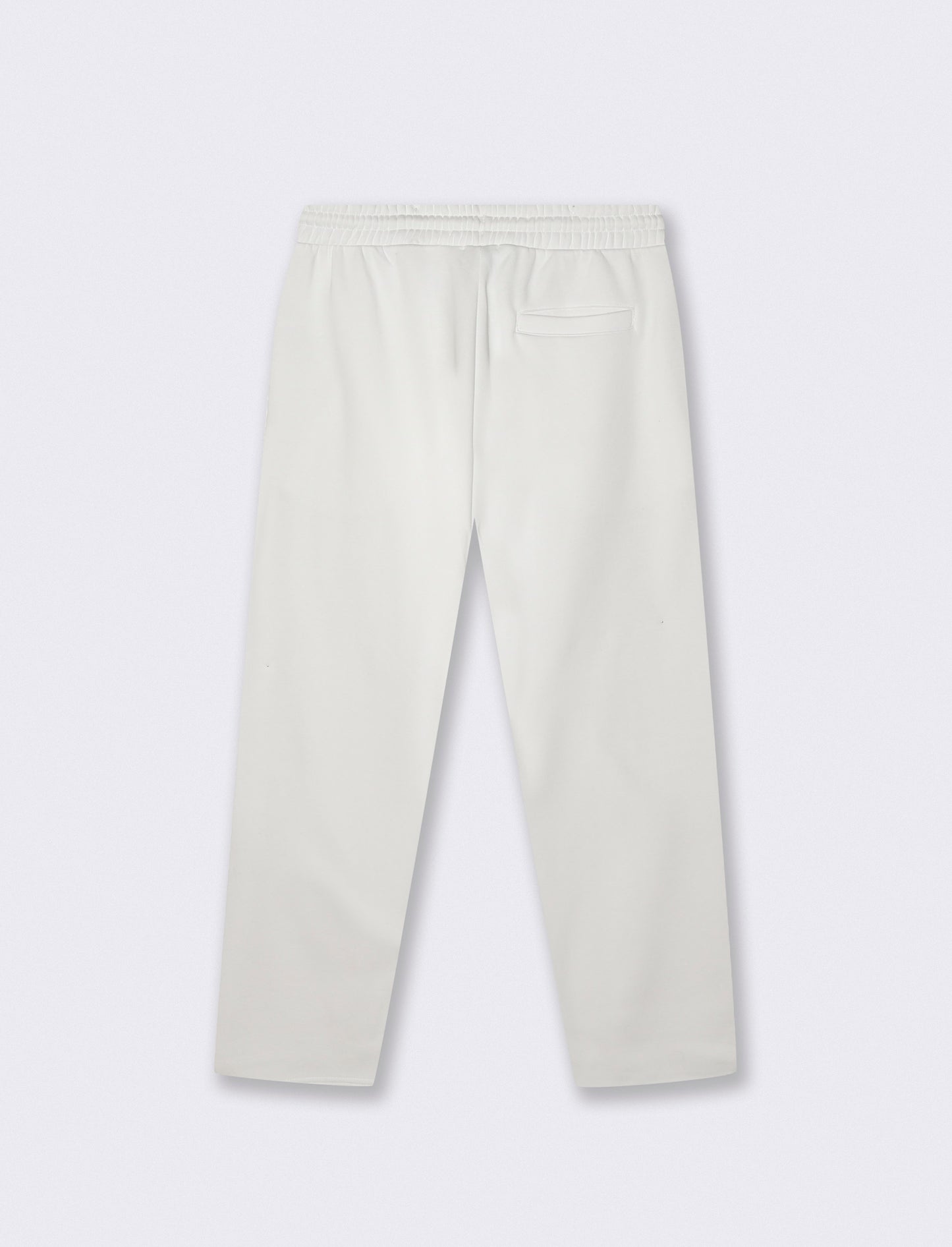 Straight Leg Jogger Sweatpants - White