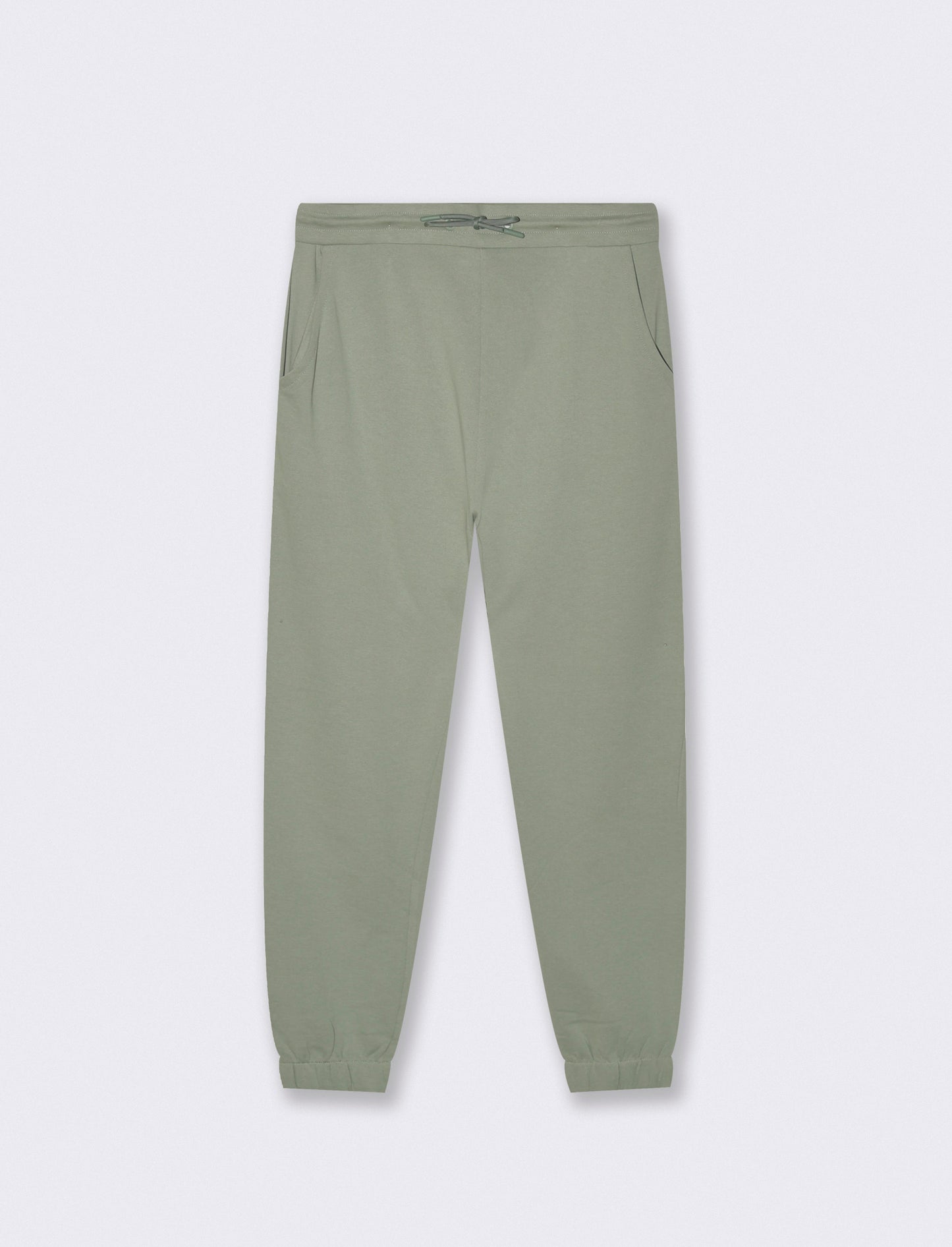 Basic Sweatpants with Pockets - Green