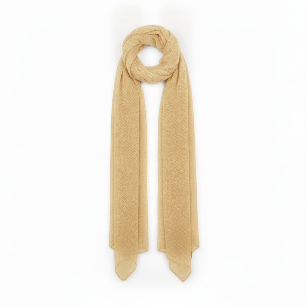 Foulard plisset effetto metallizzato donna - Oro