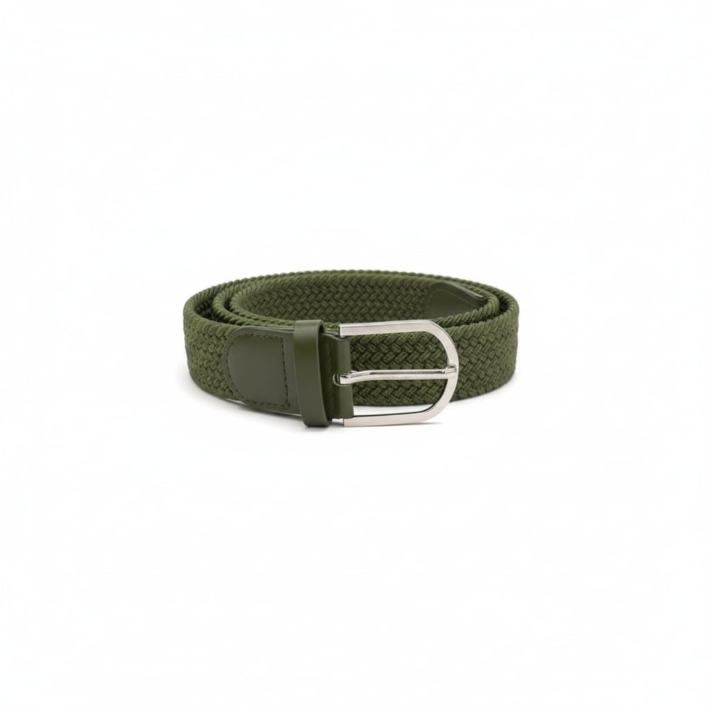 Cintura intrecciata elastica uomo - Ve.milit.