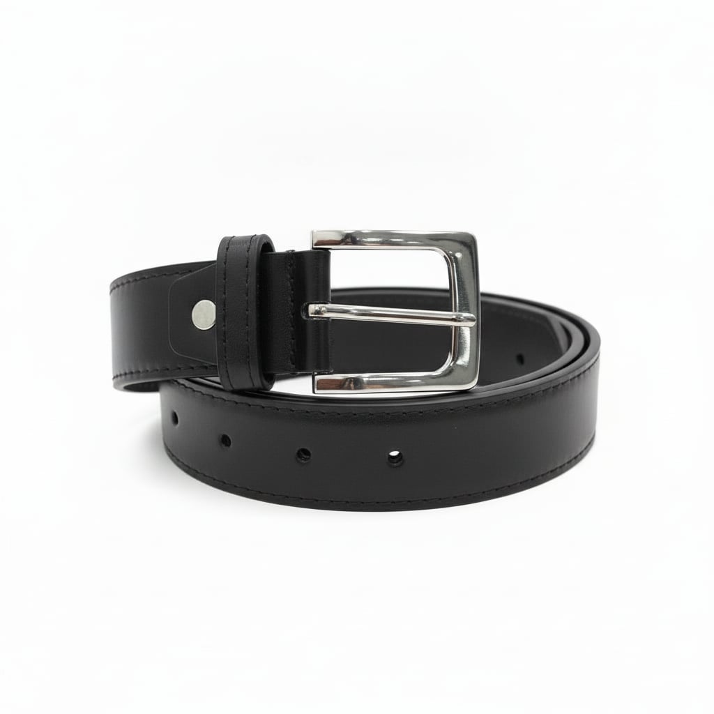 Cintura basic uomo - Nero