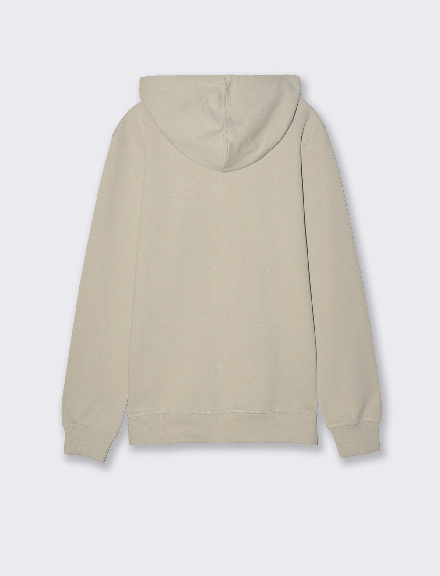 Pique sweatshirt with zipper and hood - Grey