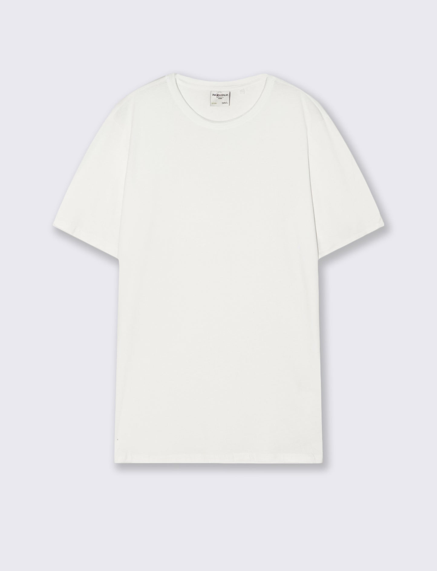 T-shirt Orli taglio vivo regular fit - Bianco