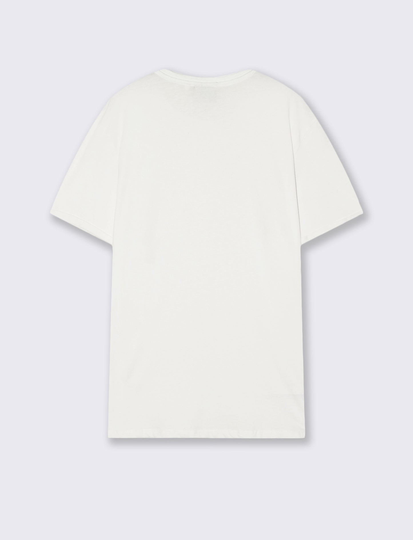 T-shirt Orli taglio vivo regular fit - Bianco