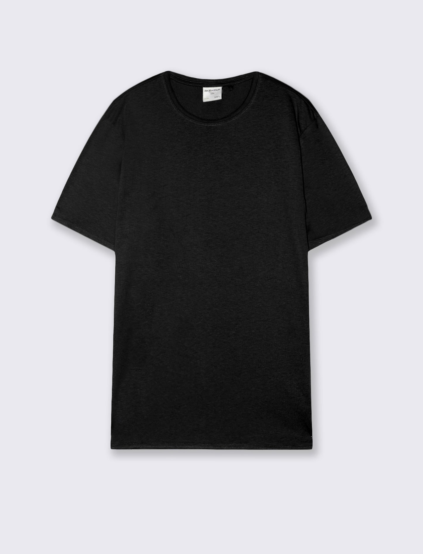 T-shirt Orli taglio vivo regular fit - Nero