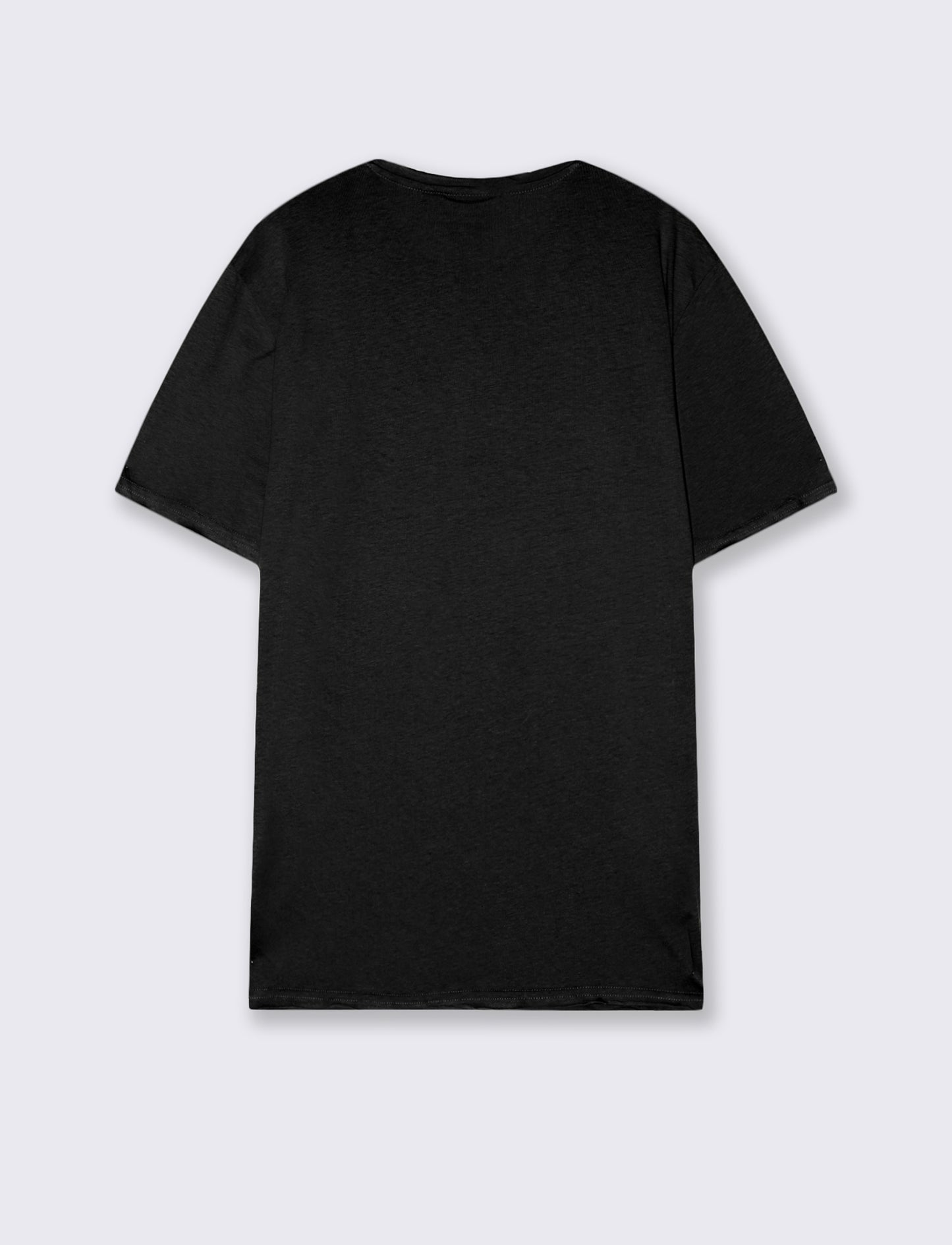 T-shirt Orli taglio vivo regular fit - Nero