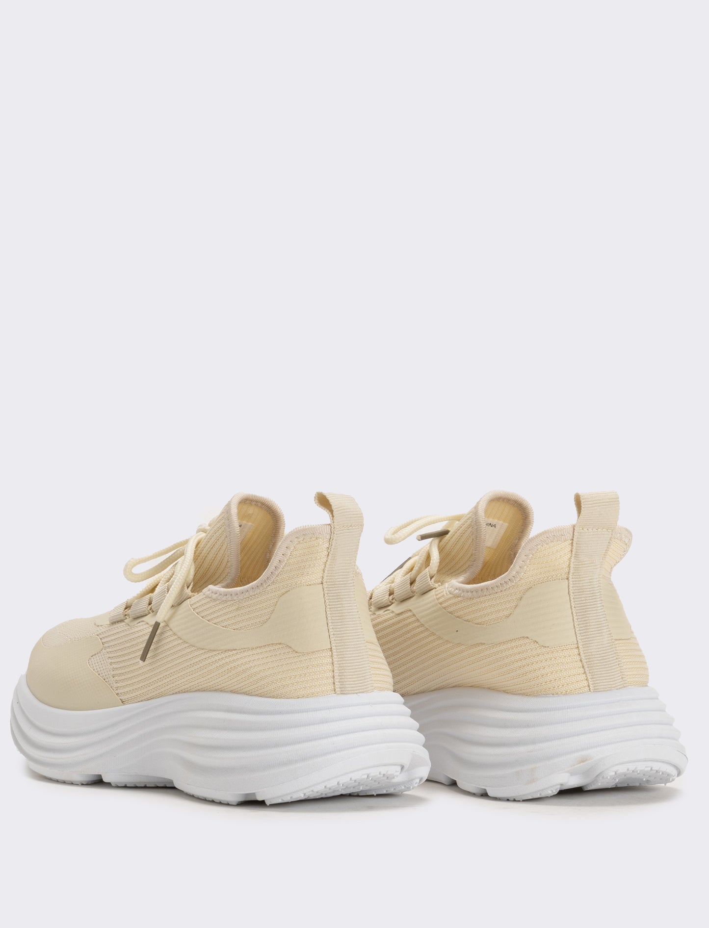 Sneakers ginniche in tessuto tecnico - Beige