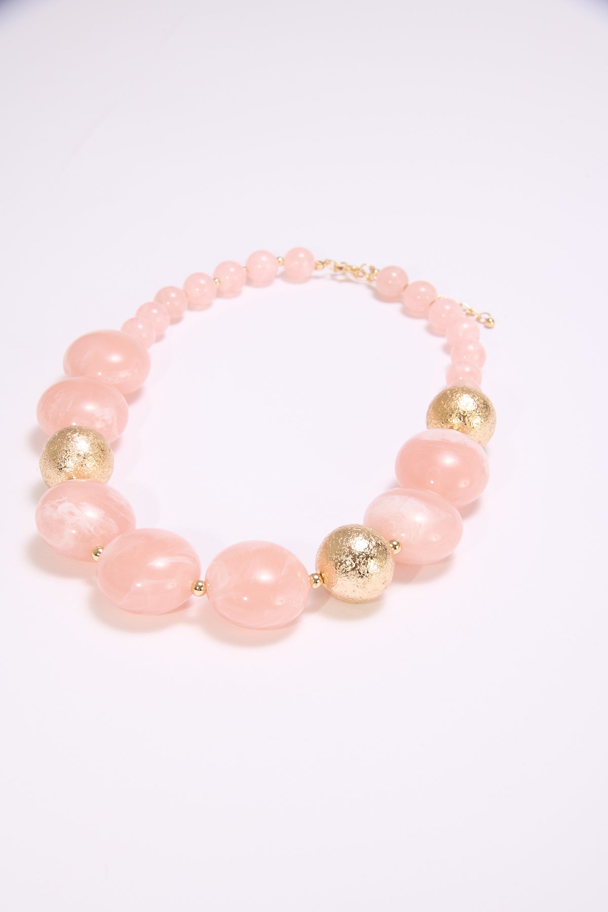 Collana donna sfere di vetro - Rosa