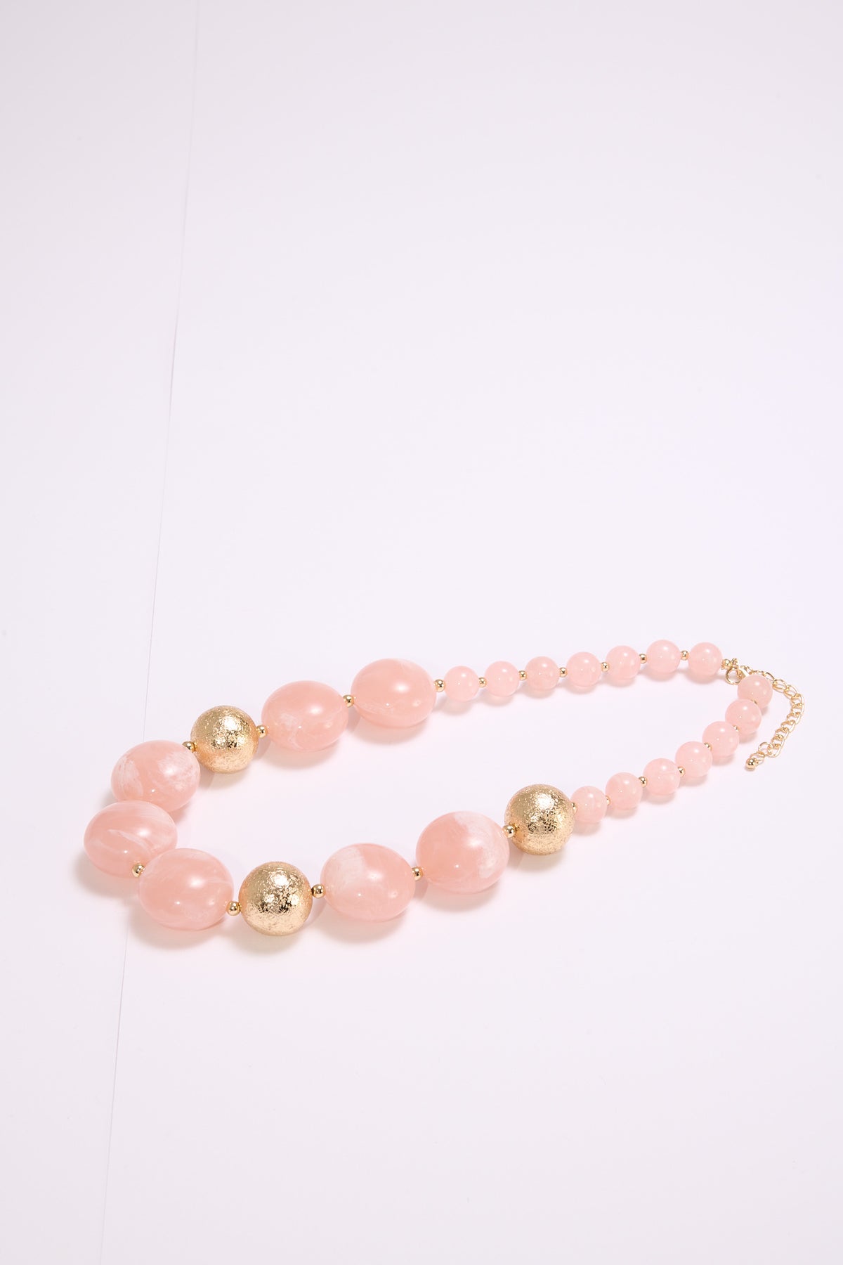 Collana donna sfere di vetro - Rosa