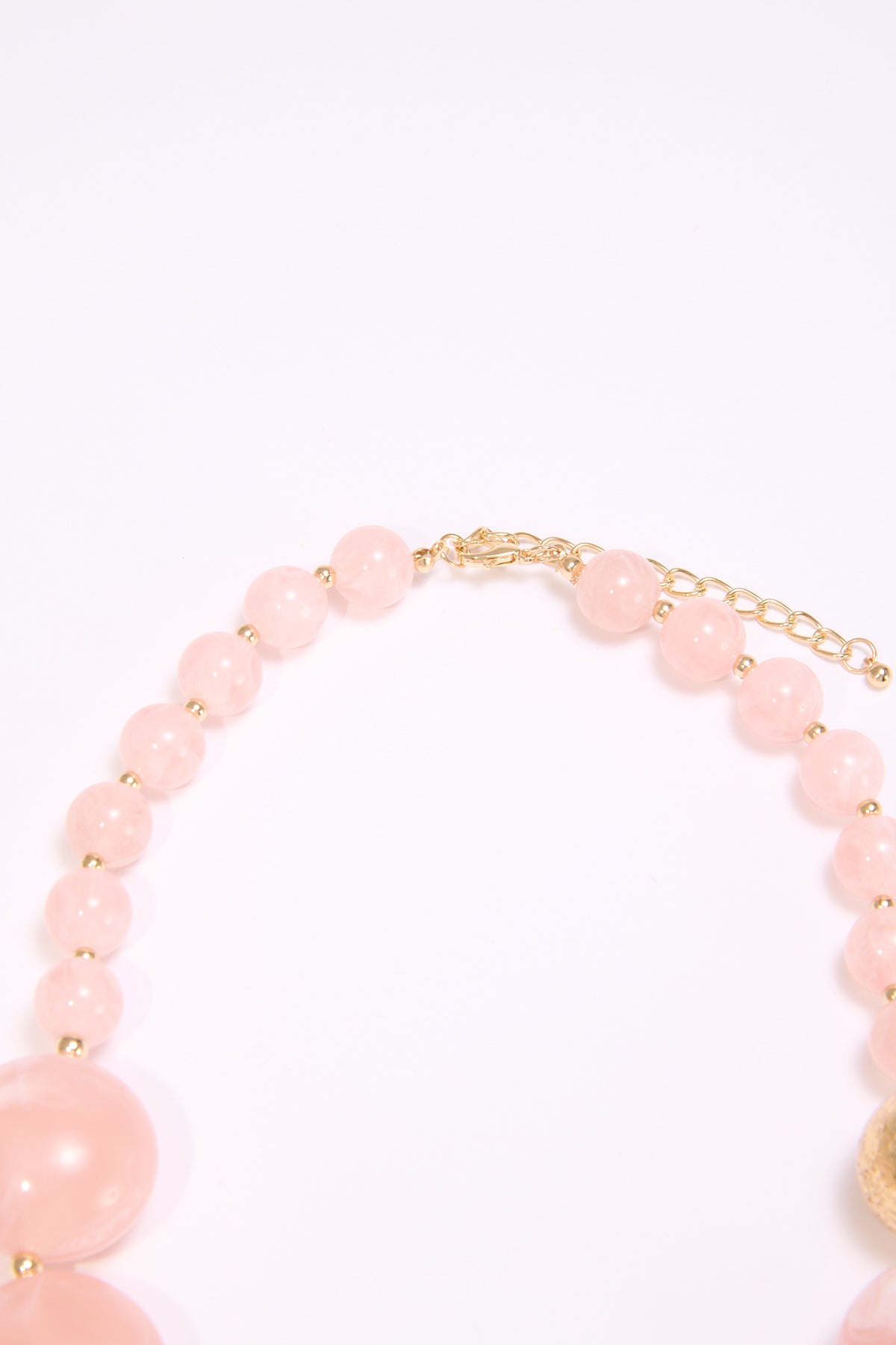 Collana donna sfere di vetro - Rosa