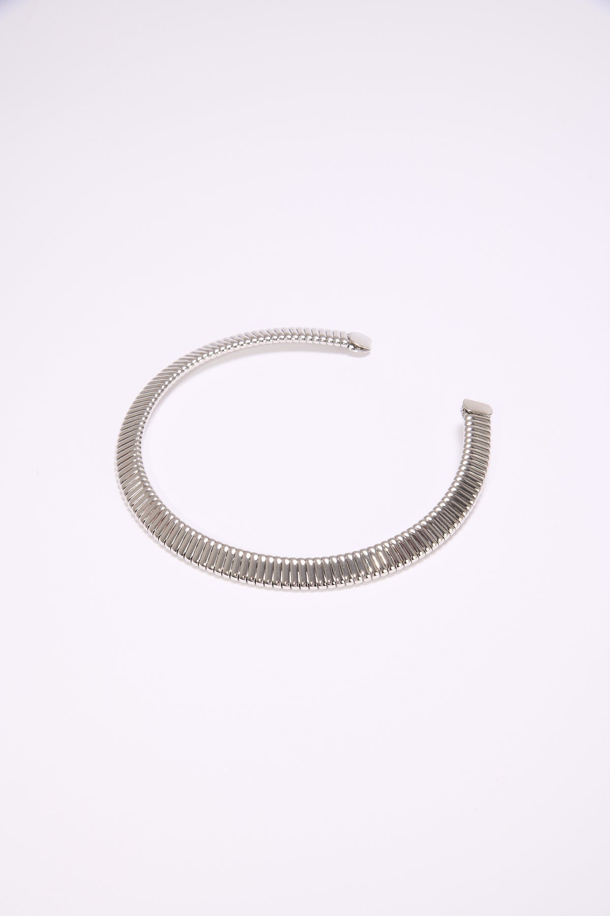 Collana donna girocollo rigida - Argento