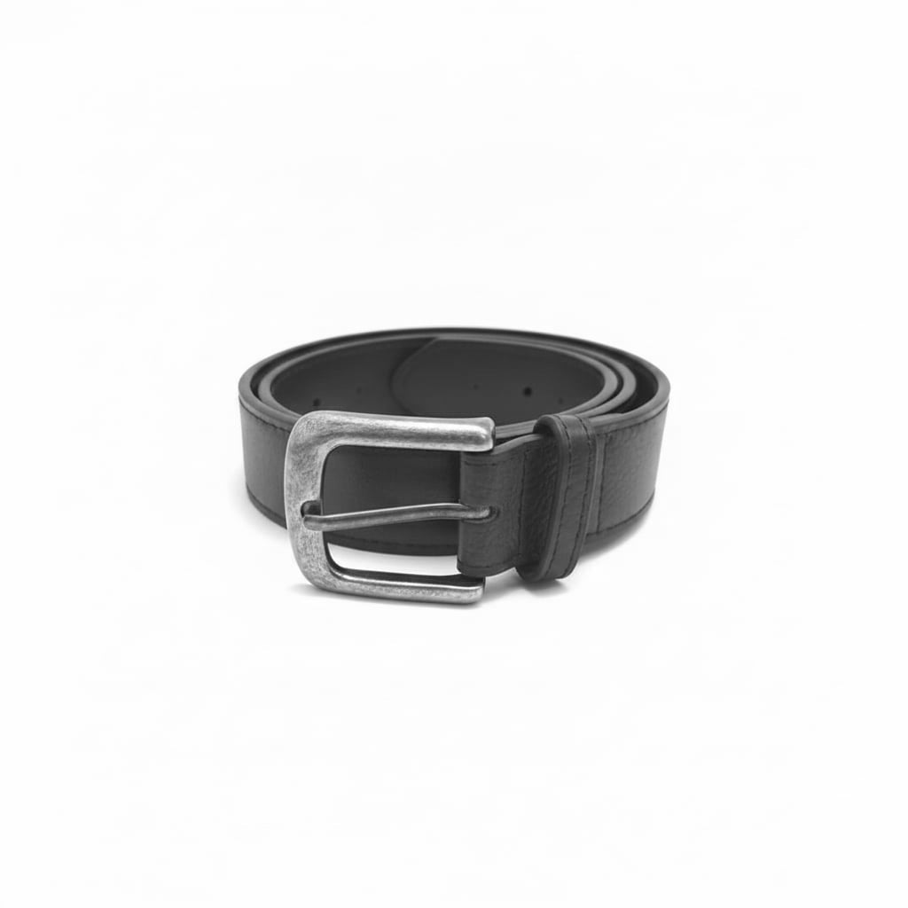 Cintura uomo basic - Nero