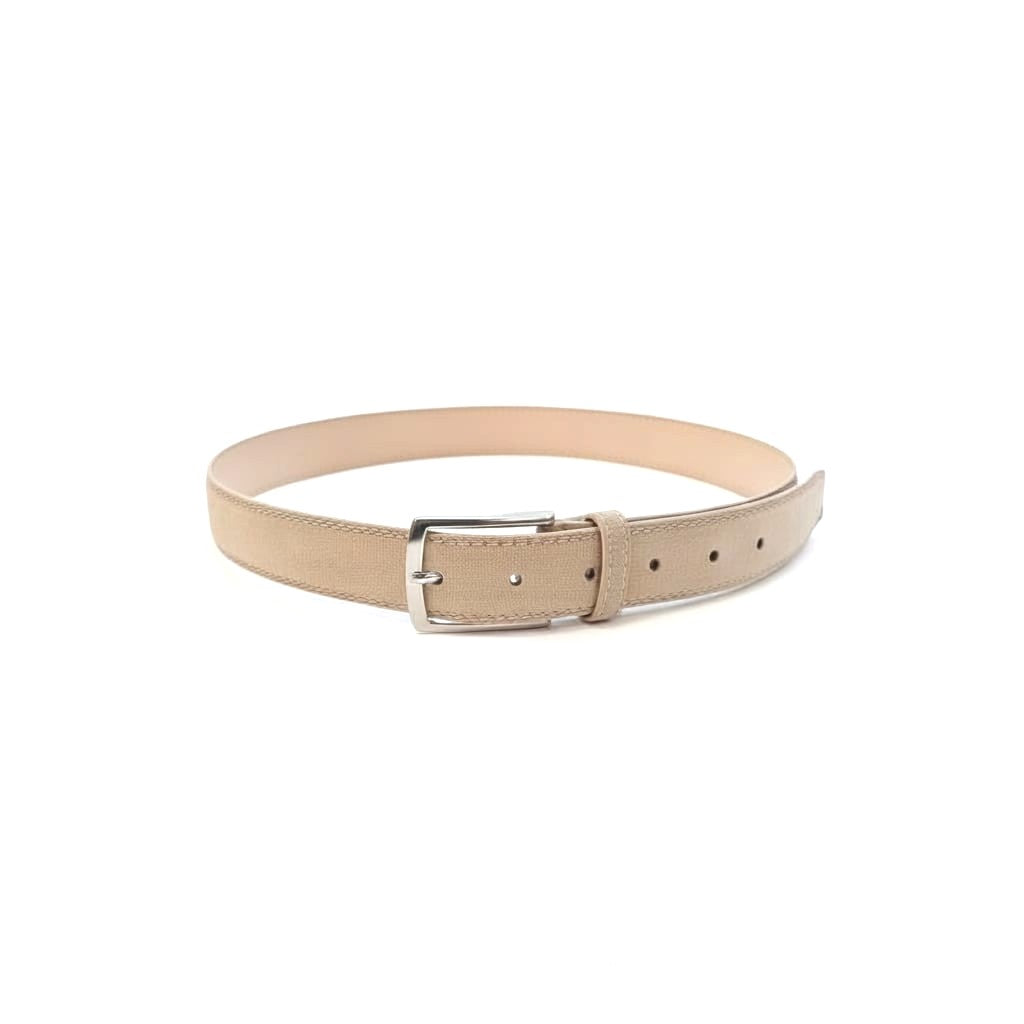 Cintura uomo fusto stampato - Beige