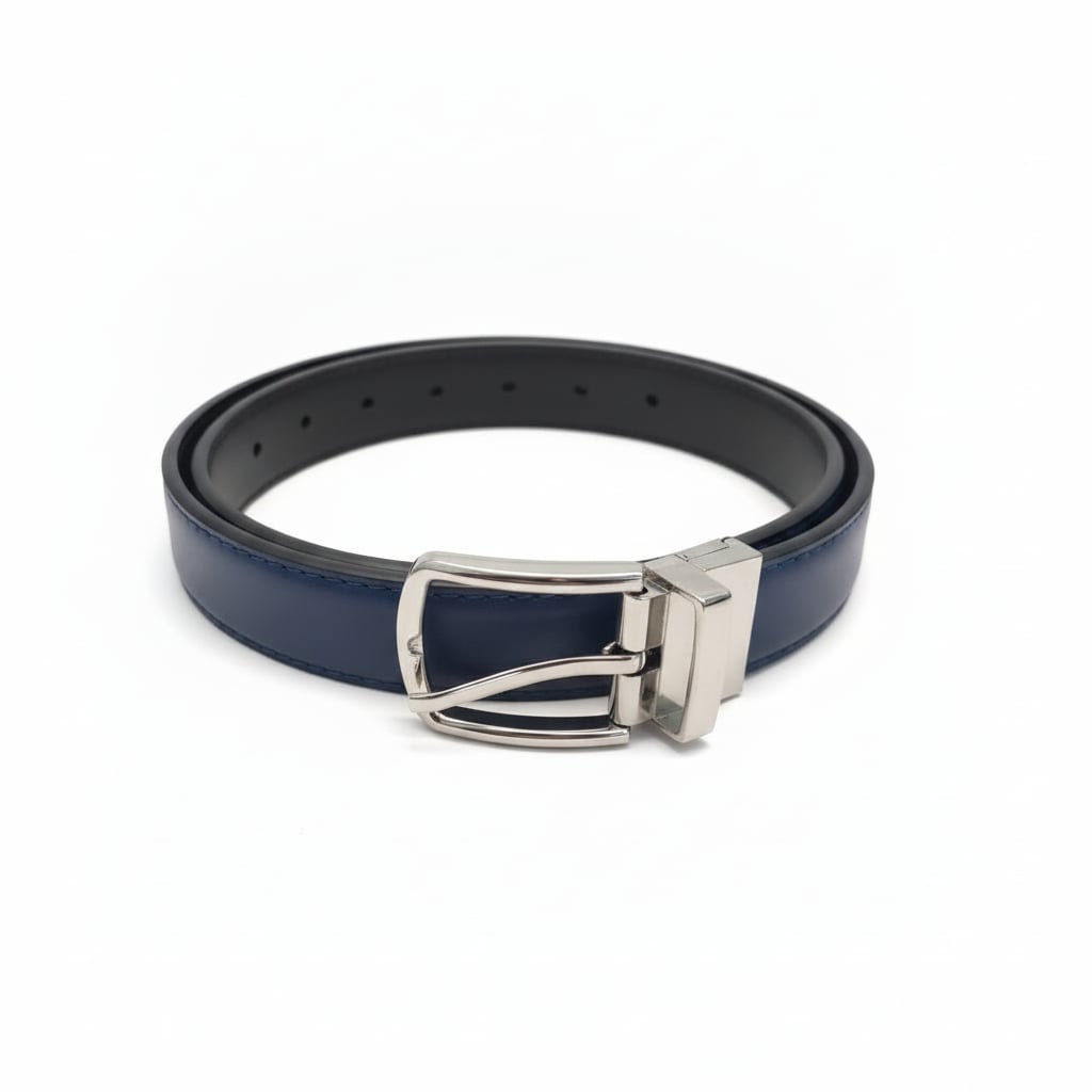 Cintura bambino double face - Blu