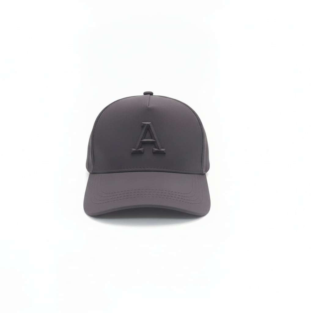 Cappello uomo baseball con iniziale rialzata - var 1
