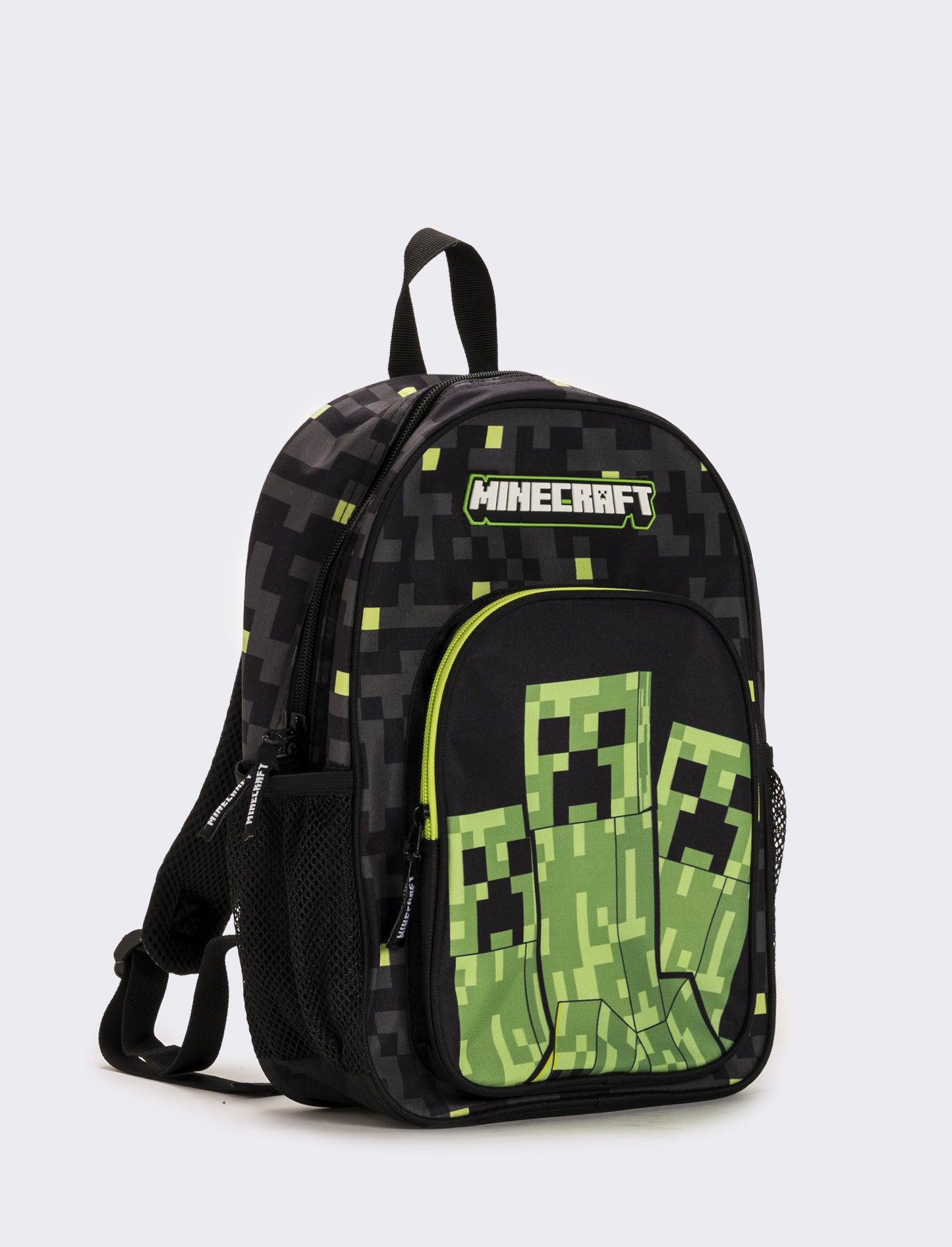 Zainetto con tasca minecraft bambino - Nero