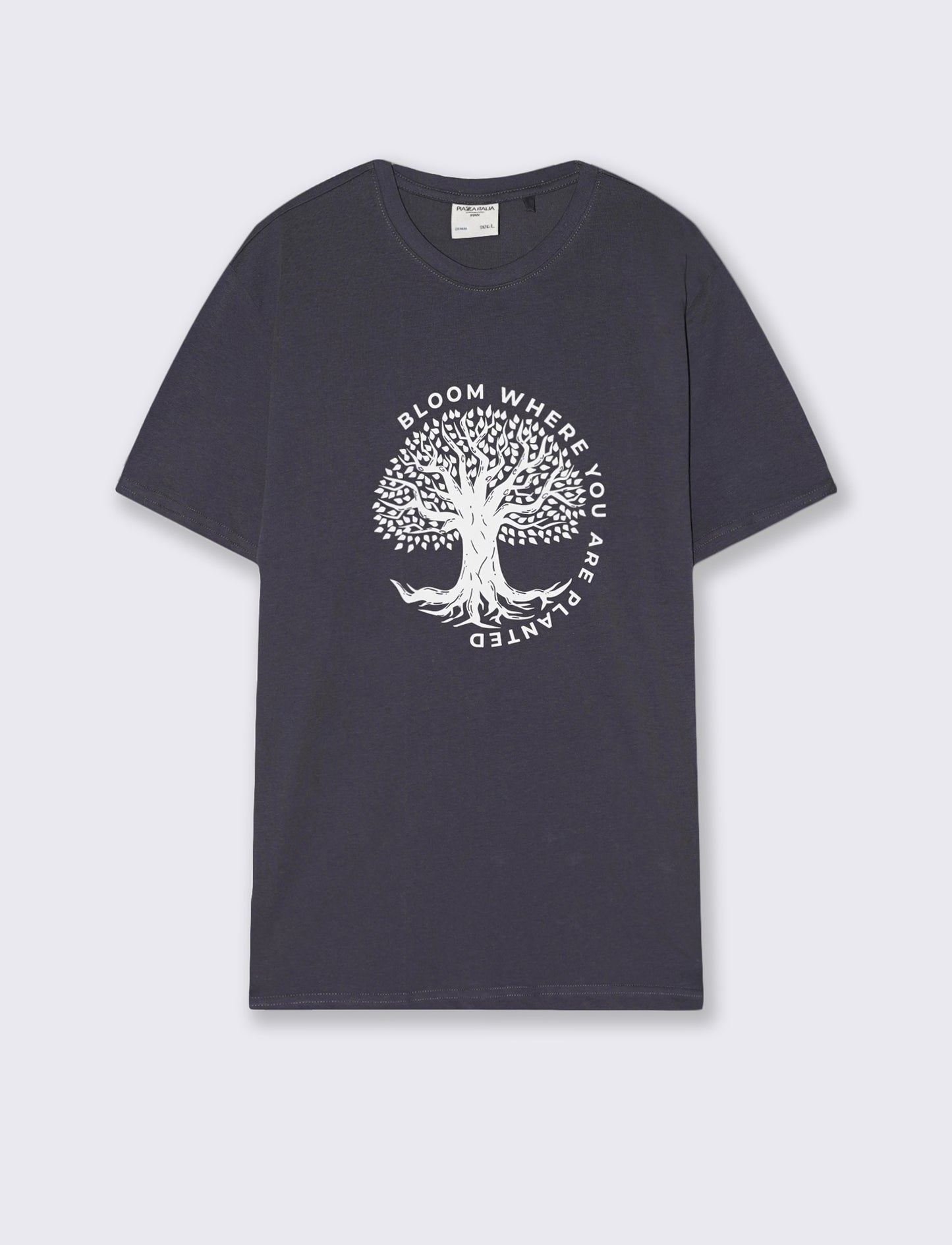 T-shirt in cotone girocollo regular fit - Avion
