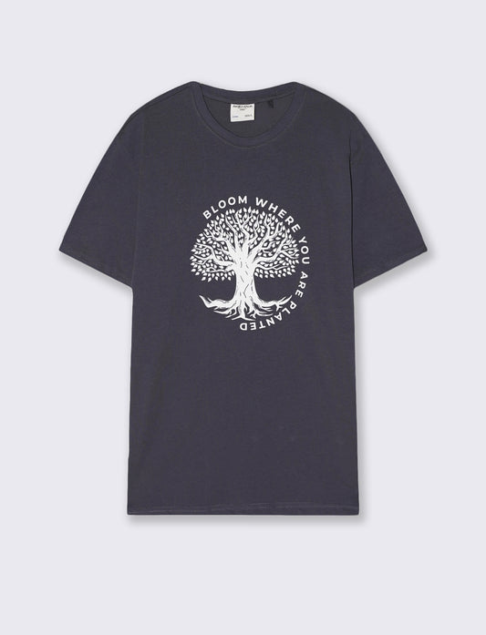 T-shirt in cotone girocollo regular fit - Avion