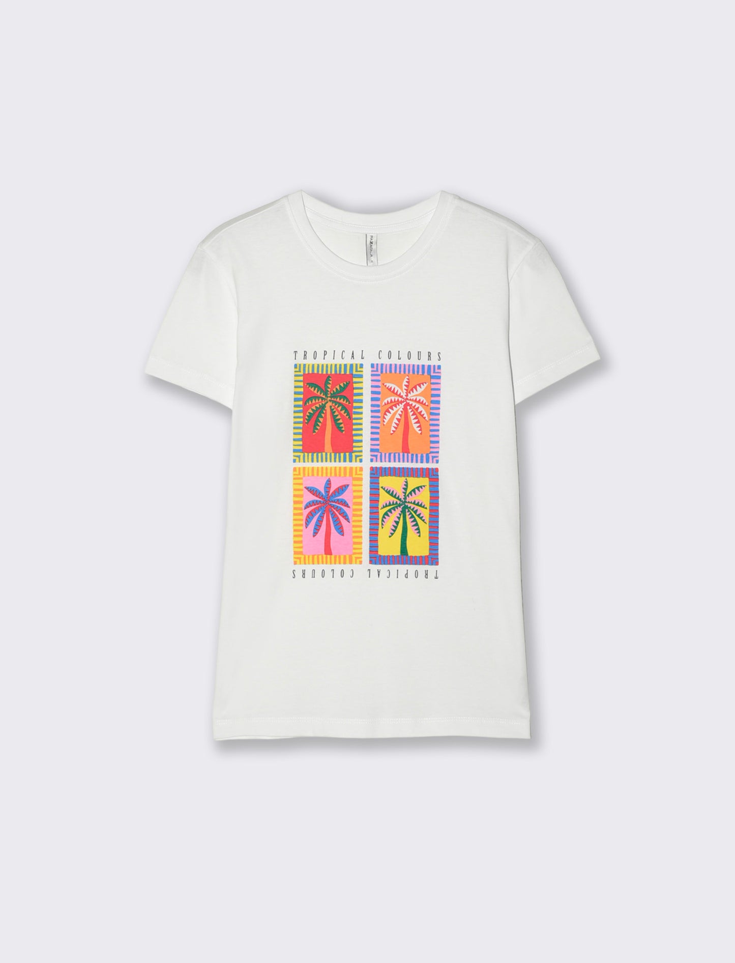 T-Shirt Mezza Manica con Stampa Frontale - var 1
