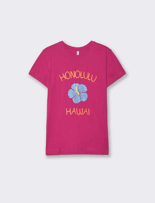 T-Shirt Mezza Manica con Stampa Frontale - var 3