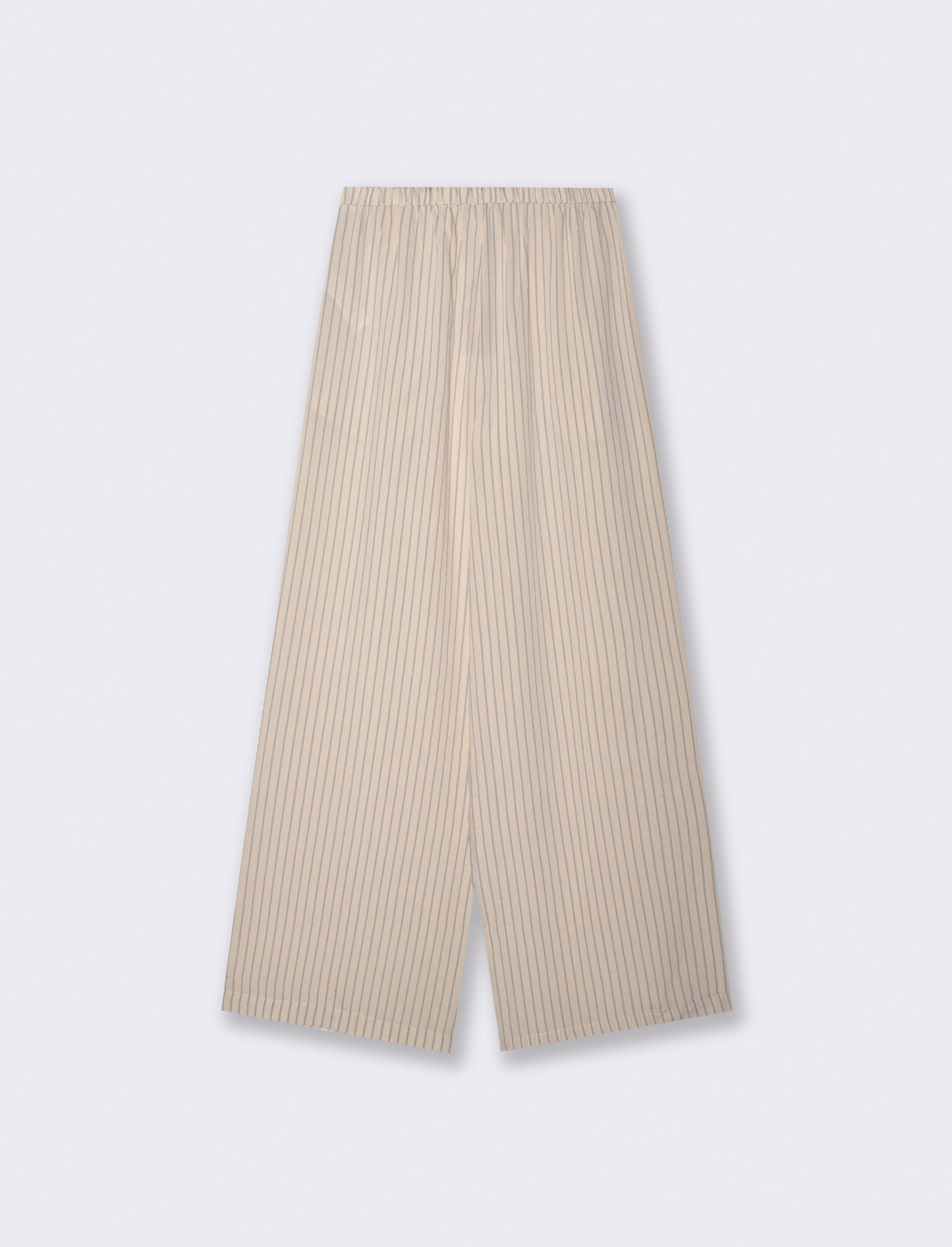 Vertical Striped Elastic Pants - 