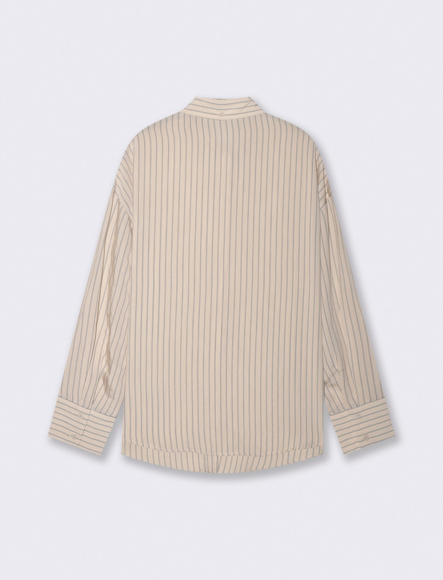 Oversized Vertical Striped Shirt Women - 