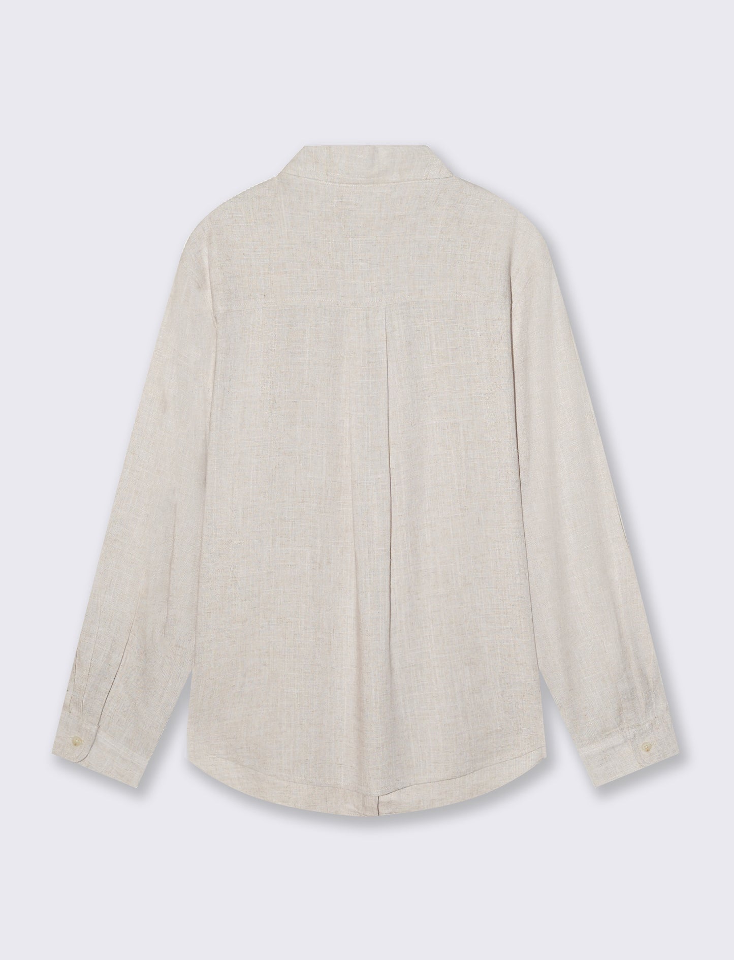 Camicia Manica Lunga con Taschino - Sabbia