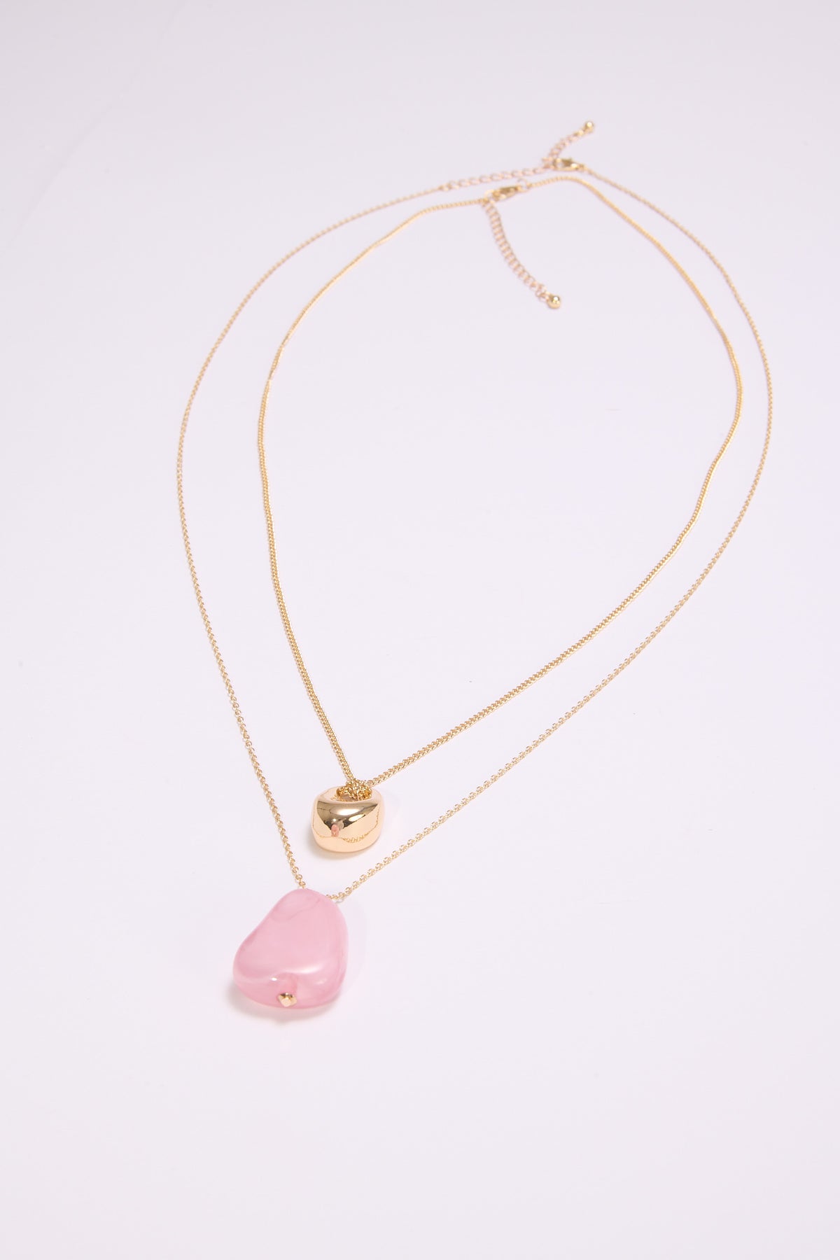 Collana donna con pietre - Rosa