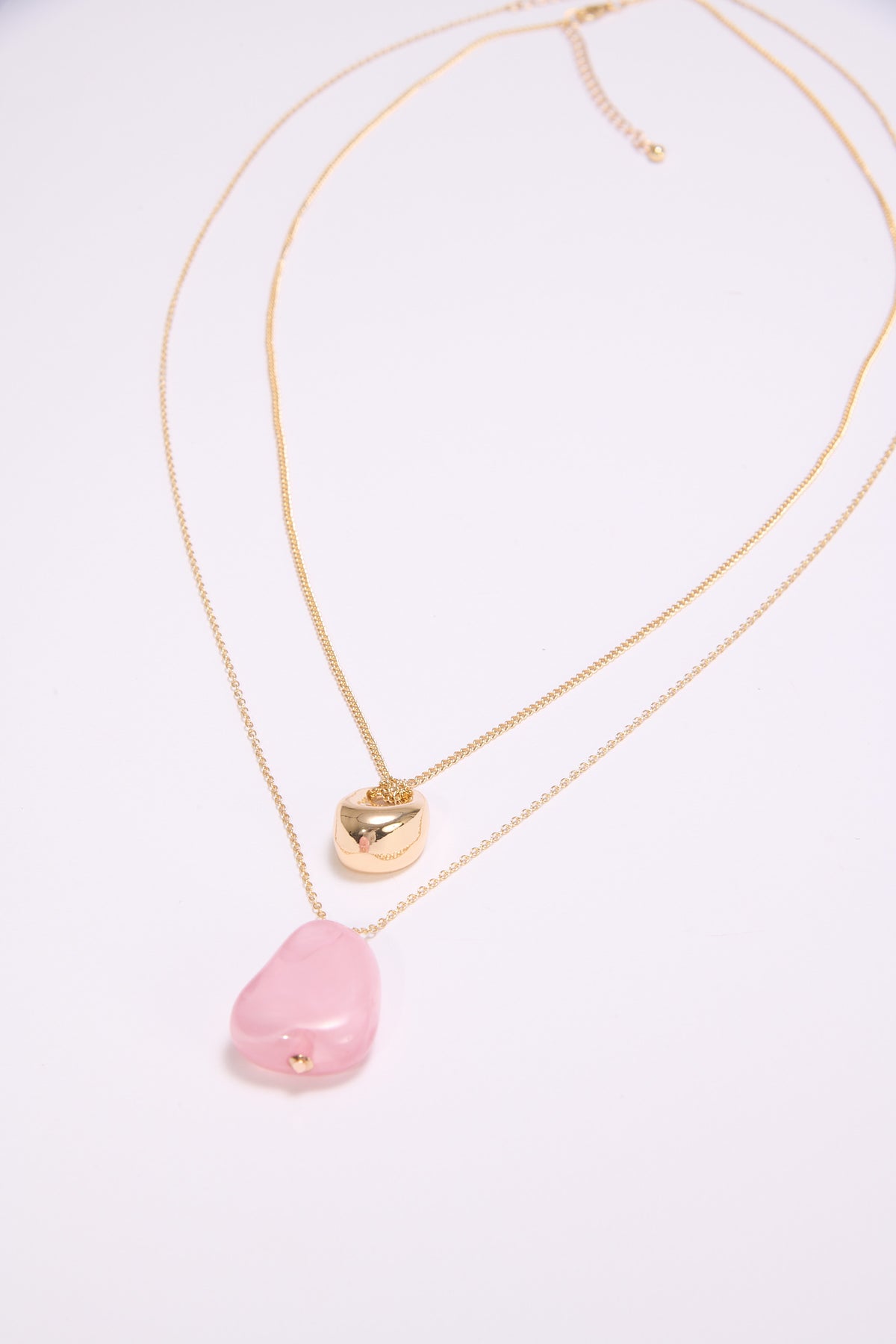 Collana donna con pietre - Rosa