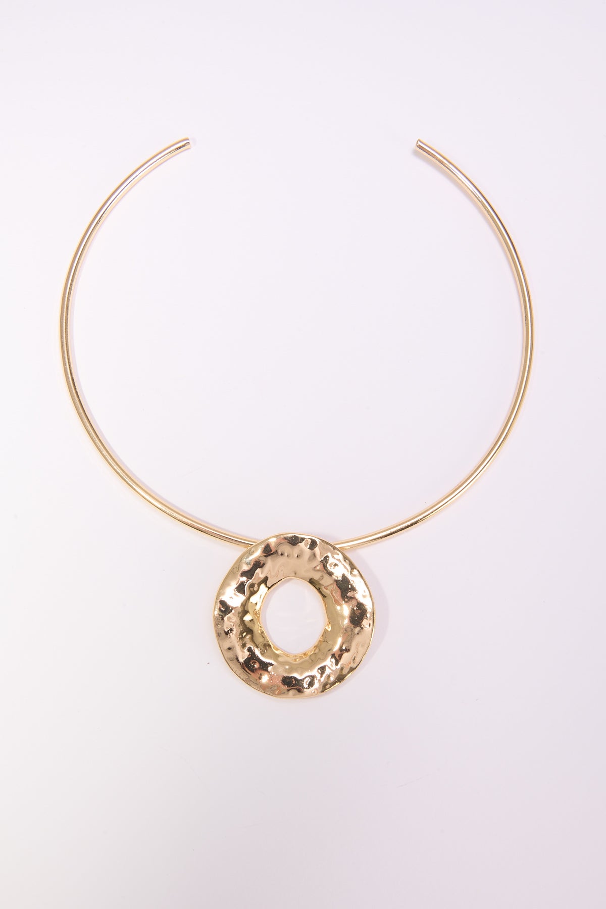 Collana donna rigida con cerchio rigido - Oro