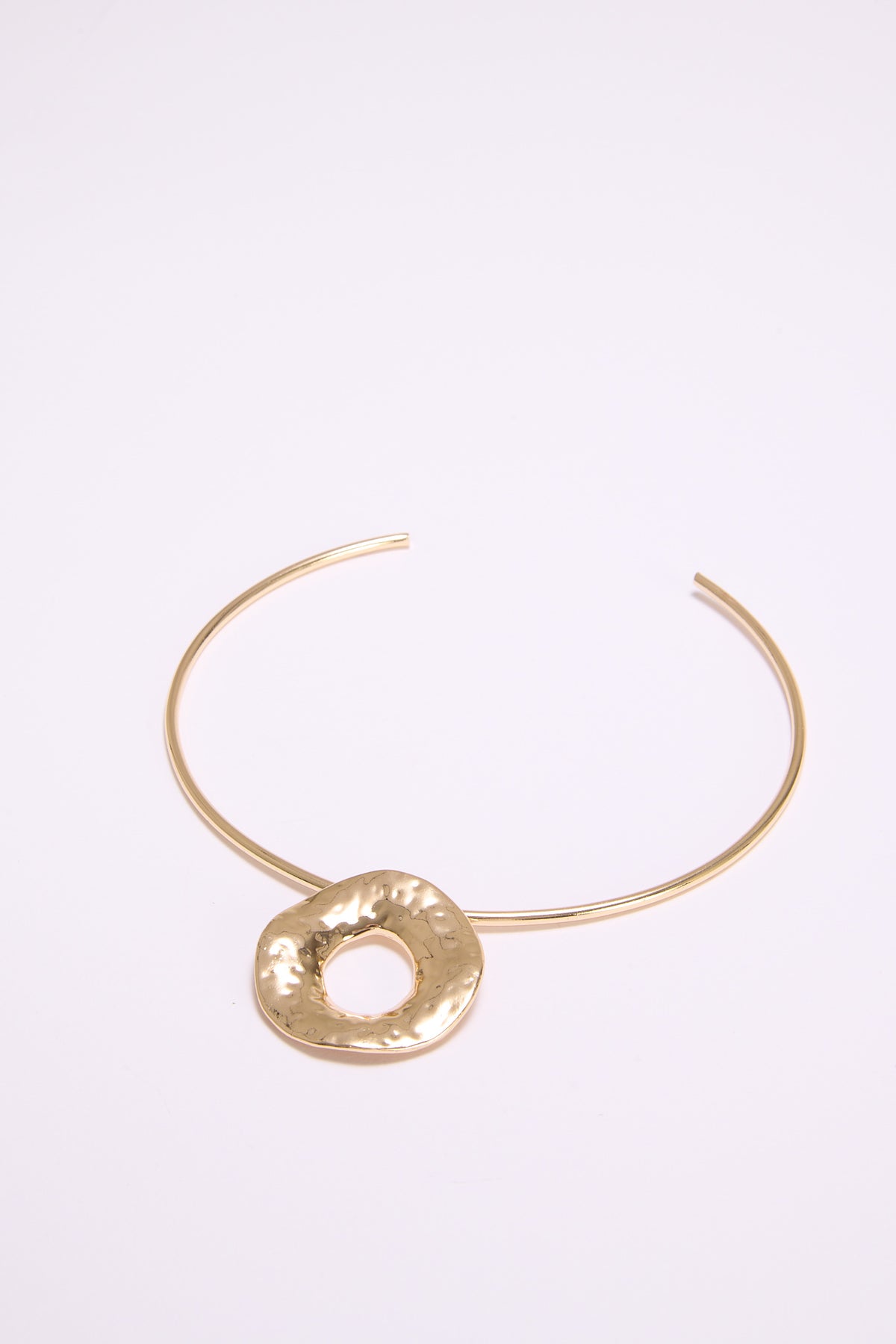 Collana donna rigida con cerchio rigido - Oro