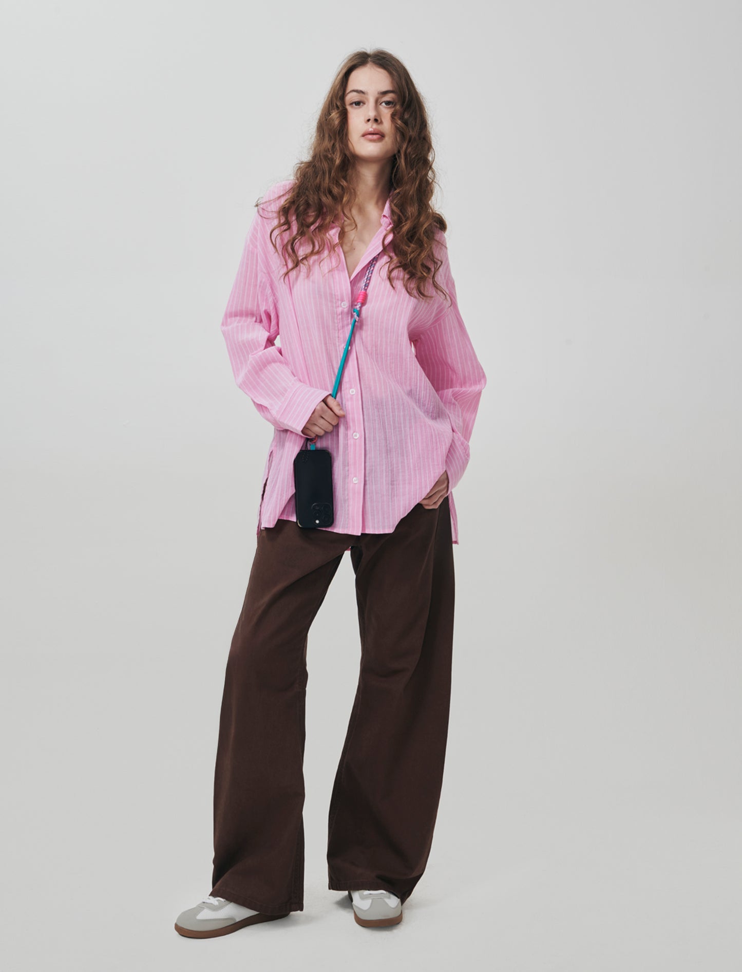 Long Sleeve V-Neck Shirt Relaxed - 