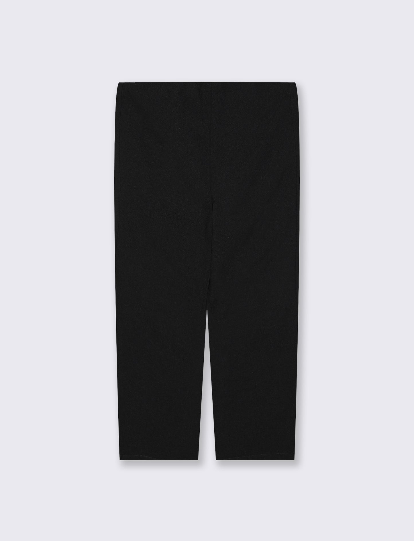 Pantalone Capri con Vita Alta - Nero