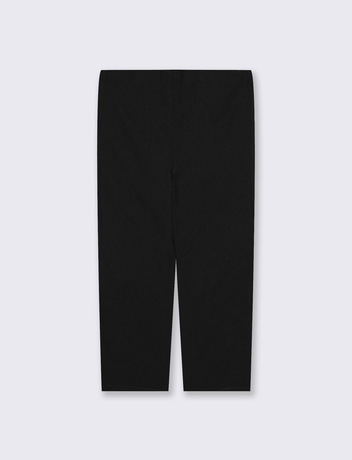 Pantalone Capri con Vita Alta - Nero