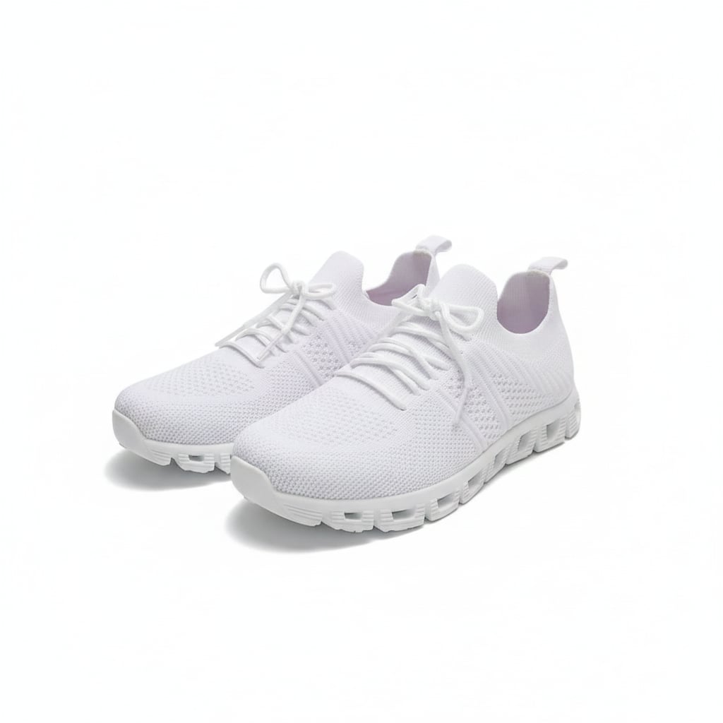Sneakers sportiva da donna. - Bianco