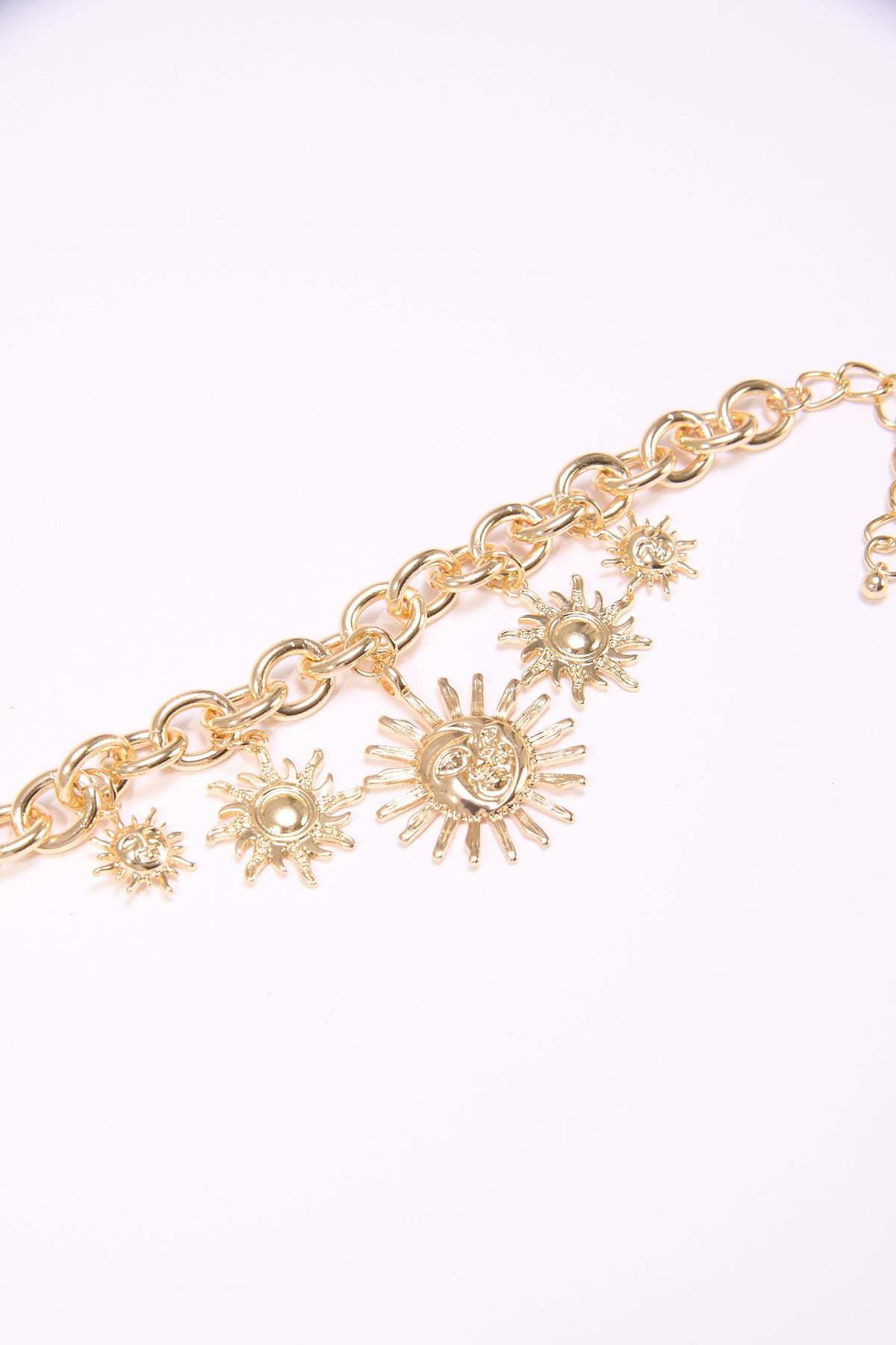 Bracciale donna con sole pendenti - Oro