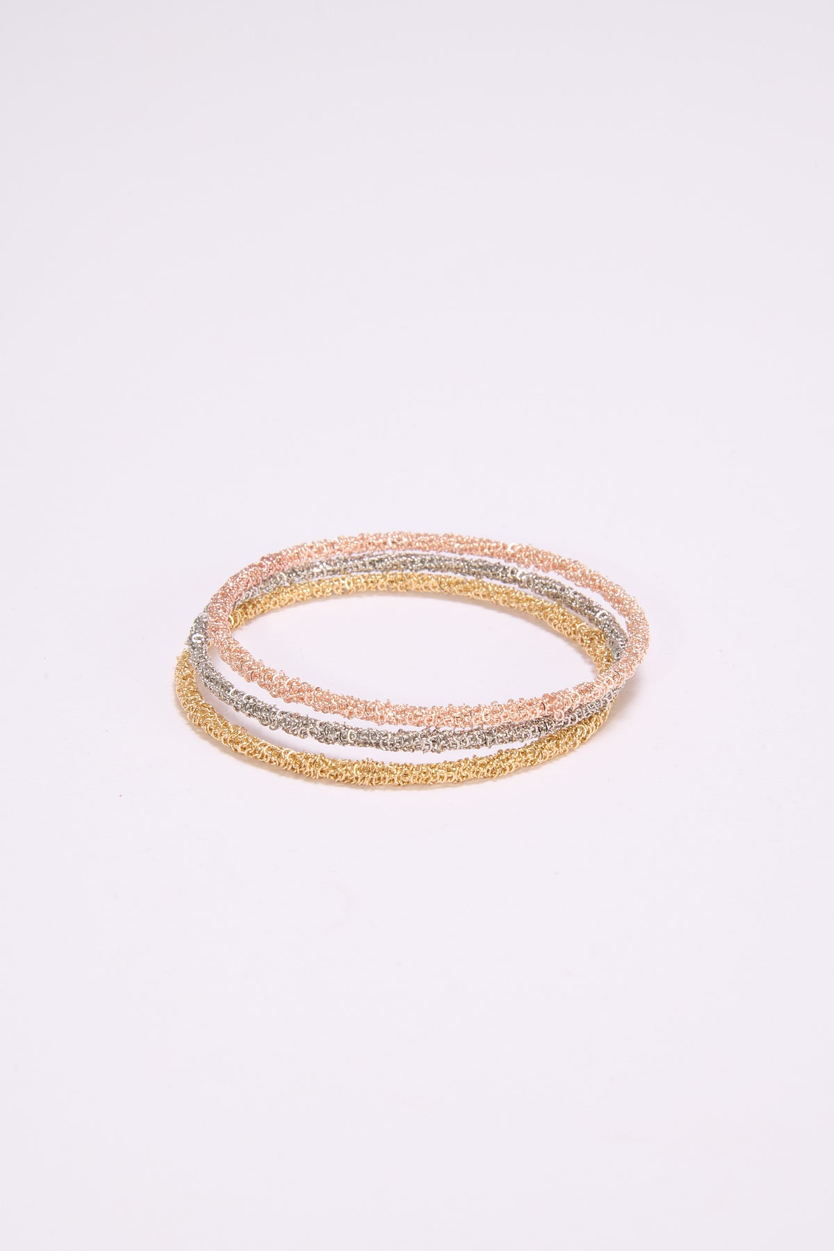 Bracciale donna card 3 pezzi sottili multi - Argento