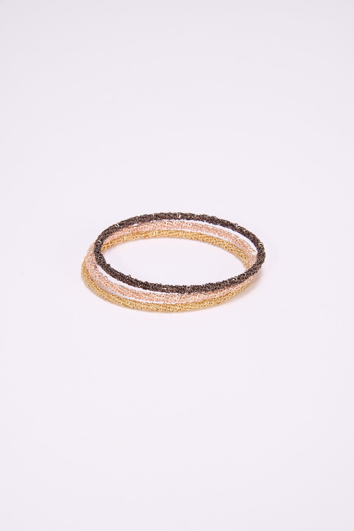 Bracciale donna card 3 pezzi sottili multi - Rosa