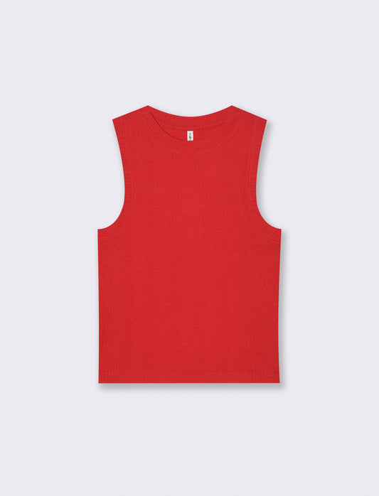 Top Basico a Coste - Rosso