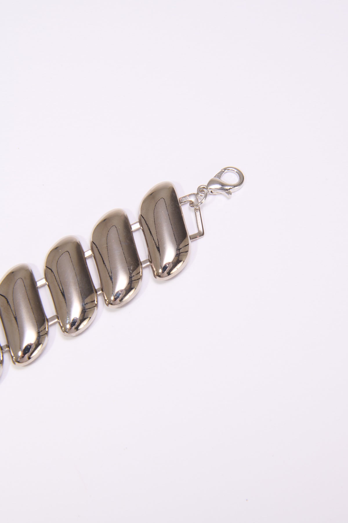 Bracciale donna maglia doppia - Argento