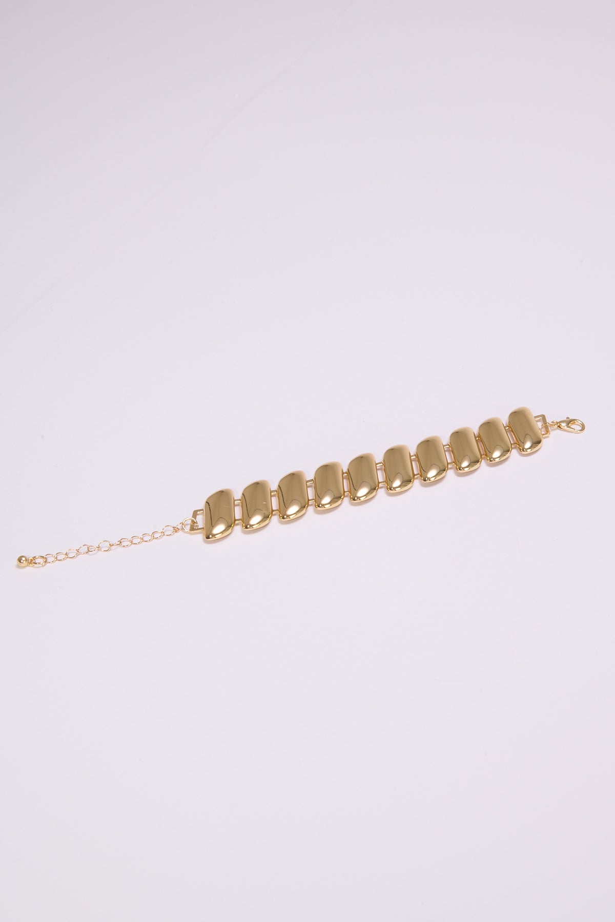 Bracciale donna maglia doppia - Oro