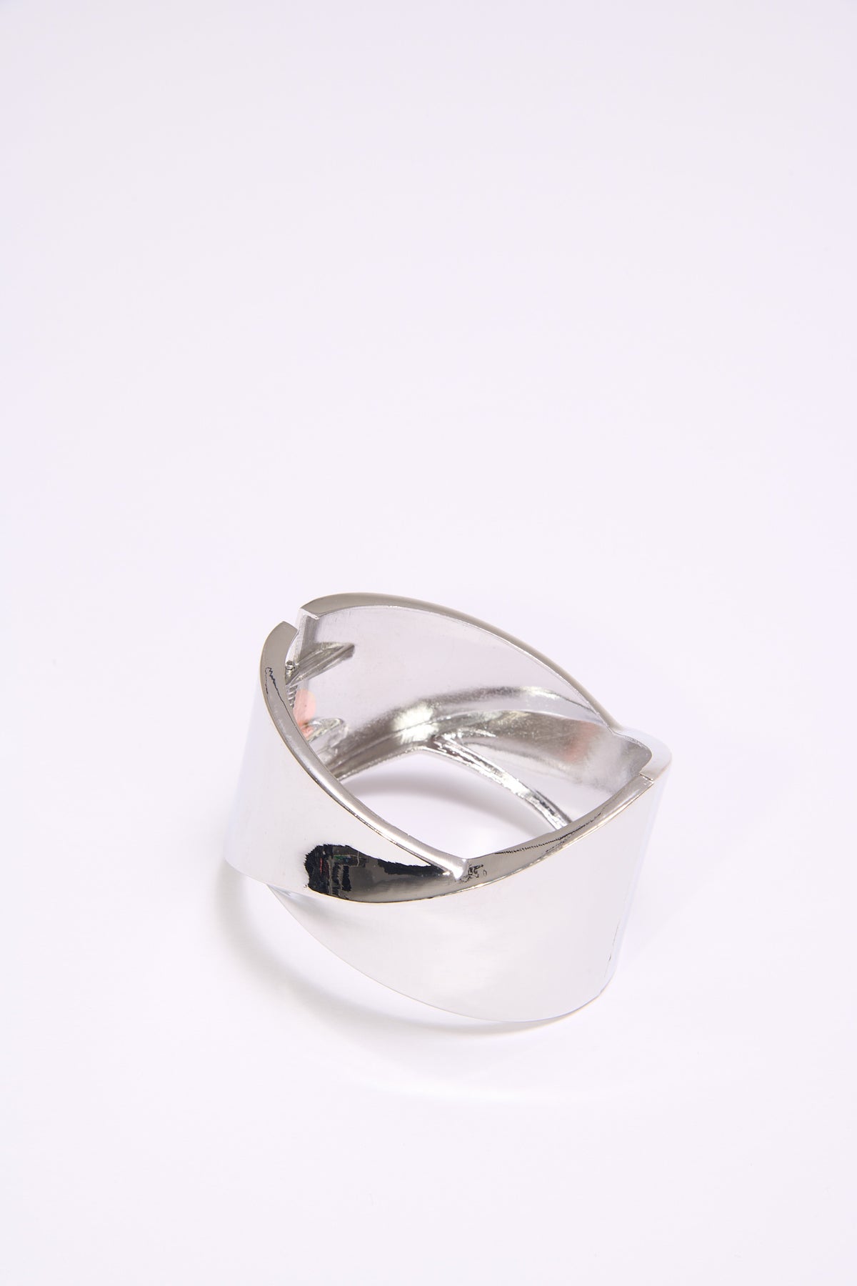 Bracciale donna rigido fascione intreccio - Oro
