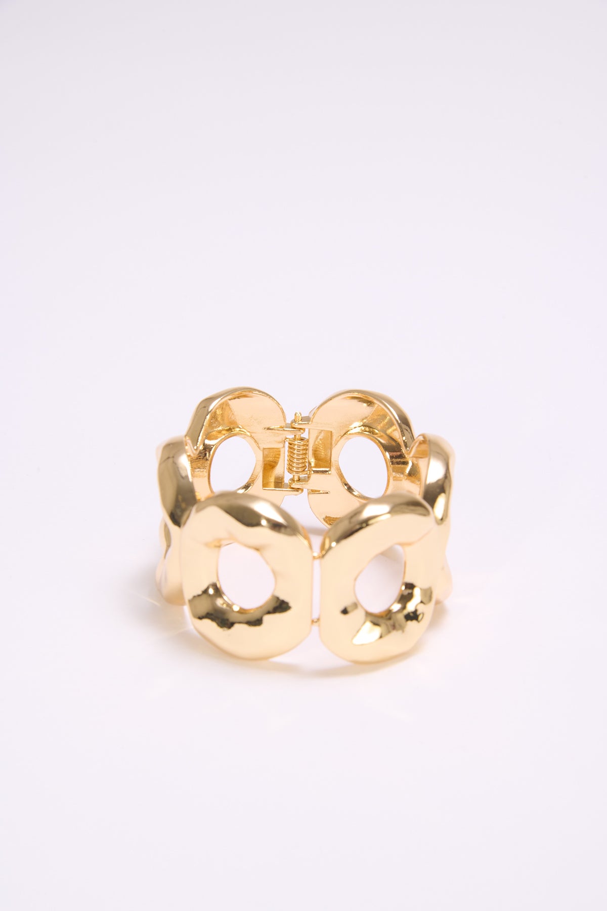 Bracciale donna rigido a catena - Oro